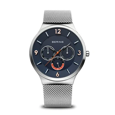 Afbeelding van BERING herenhorloge quartz uurwerk Klassieke collectie met roestvrij staal en saffierglas 33441 007