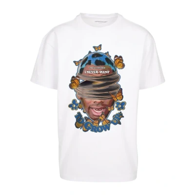 Afbeelding van Upscale by Mister Tee GROW UP Tshirt print, Maat: 4XL, White