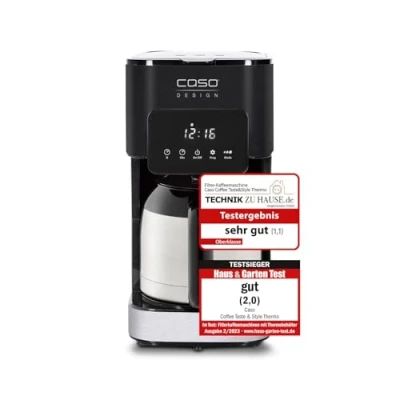 Afbeelding van Caso Coffee Taste &amp; Style Thermo Half automatisch Vacuüm koffiemachine 1,2 l
