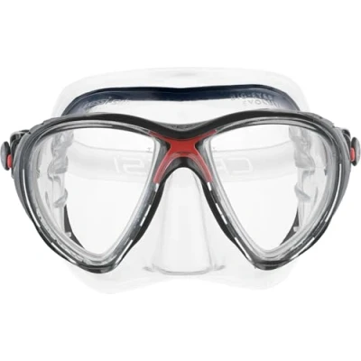 Afbeelding van Cressi Big Eyes Evolution Mask Gepatenteerd Hellend Inverted Teardrops Lensmasker voor duiken, snorkelen, freediving
