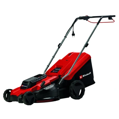 Afbeelding van Einhell Elektrische Grasmaaier GC EM 1800/43 1800 W Maaibreedte: 43 cm 50 L opvangbak Aanbevolen gazonoppervlakte: tot 800 m² Maaihoogte: 20 65 mm