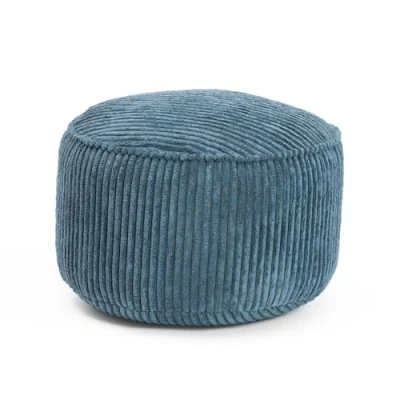Afbeelding van LUMALAND Zitzak Poef Koord Marineblauw