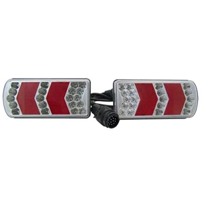 Afbeelding van Berger &amp; Schröter Aanhangerverlichtingsset, 13 polig knipperlicht, remlicht, kentekenplaatverlichting, mist