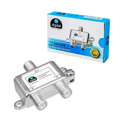 Afbeelding van HB DIGITAL SAT BK FM verdeler 2 voudige splitter (2 weg) 5 2400 MHz digitaal en analoog geschikt volledig afgeschermd met spanningsdoorlaat DVB S S2 kabeltelevisie C