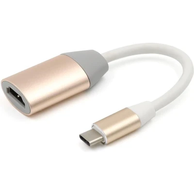 Afbeelding van USB C naar HDMI Adapter 4K Hub HD kwaliteit Goud