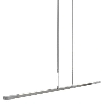 Afbeelding van Hanglamp LED strak rvs 122cm