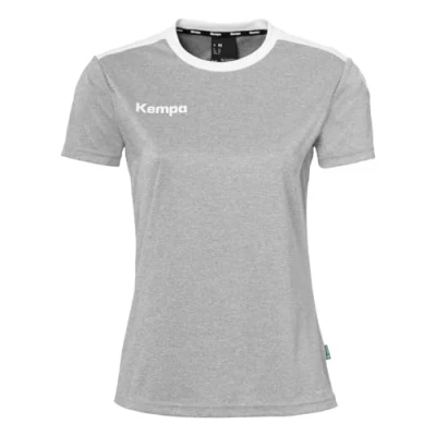 Afbeelding van Kempa Sport Tshirt, Maat: Small, Dark grau melange weiß