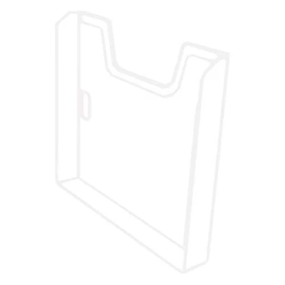 Afbeelding van 10x Folderhouder Exacompta wand A4 1 vak staand helder transparant