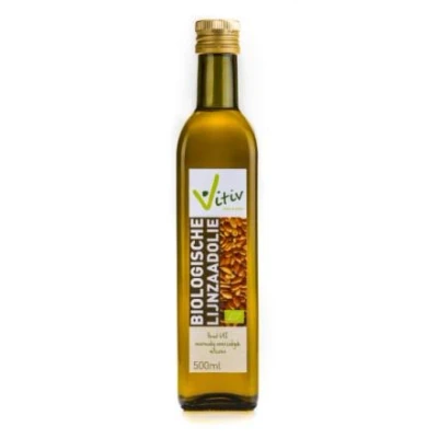 Afbeelding van Vitiv Biologische Lijnzaadolie 500ML