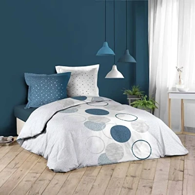 Afbeelding van douceur d&#039;intérieur, 3 delige set (240 x 220 cm) Lactee, 100% katoen