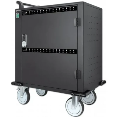 Afbeelding van Manhattan 32 poorts laadkast 576W 20 USB C PD poorten tot18W