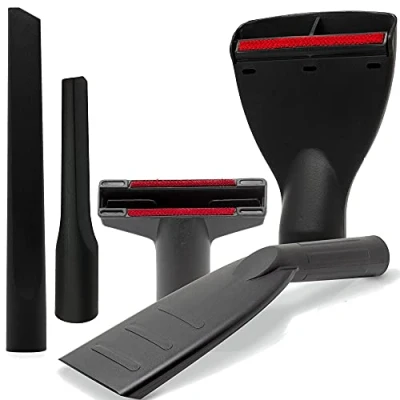Afbeelding van Stofzuigermondstukset 5 delig 35 mm compatibel met Kärcher Miele AEG Samsung Siemens Bosch Panasonic Philips autozuigmond voegenzuigmond stofferingsborstel stofzuigeraccessoires stofzuigermondset