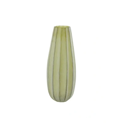 Afbeelding van Light &amp; Living Vaas BRADLEY Ø17.5x44.5cm Groen