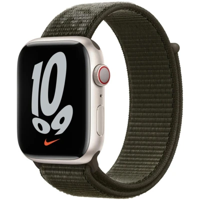 Afbeelding van Apple origineel Nike Sport Loop Watch 38mm / 40mm 41mm Cargo Khaki ML2V3ZM/A