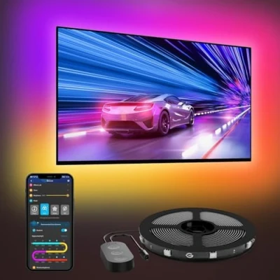 Afbeelding van Govee LED TV Backlight, RGBIC Strip Lights H6167