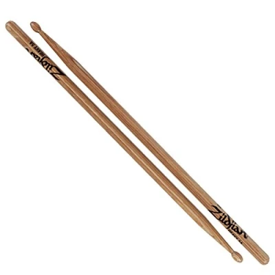 Afbeelding van Zildjian Z5AH 5B Hickory Drumsticks Nylon Tip Zwart, Gelamineerd Berk