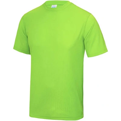 Afbeelding van Vegan T shirt met korte mouwen Cool &#039;Electric Green&#039; S