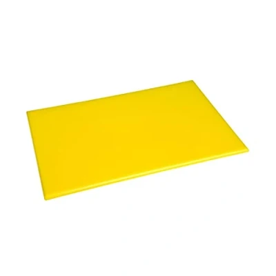 Afbeelding van Hygiplas antibacteriële HDPE snijplank geel