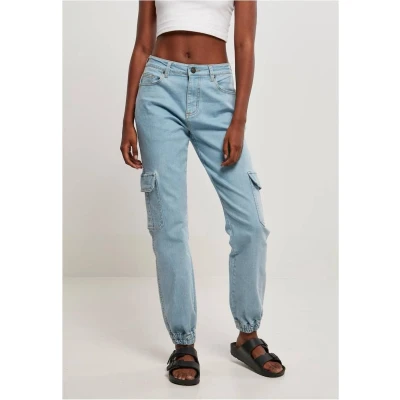 Afbeelding van Urban Classics Relaxed fit jeans, Dames, Maat: 27x28, Clearblue bleached