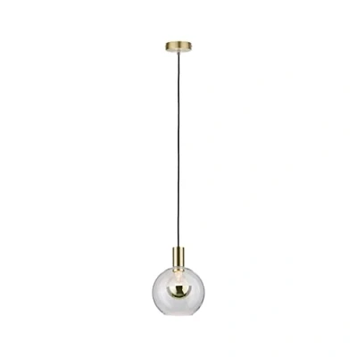 Afbeelding van Paulmann Esben 79725 Hanglamp LED E27 20 W Transparant, Messing (geborsteld)