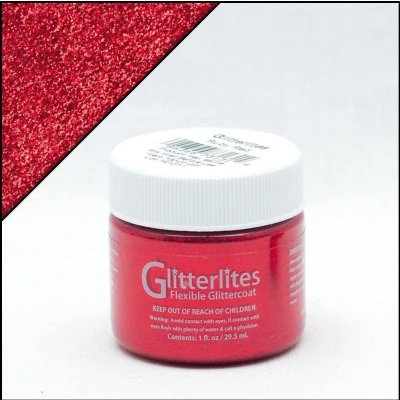 Afbeelding van Angelus Glitterlites Ruby Red 29,5ml
