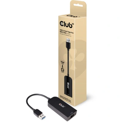Afbeelding van CLUB3D cac 1420 usb A Ethernet Zwart