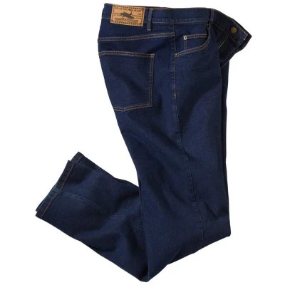 Afbeelding van Atlas for Men Donkerblauwe regular stretch jeans