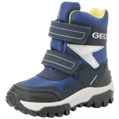 Afbeelding van Geox Himalaya BOY ABX Snowboots voor kinderen, Maat: 32, Navy/lime Textiel/ synthetisch