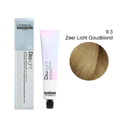 Afbeelding van L&#039;Oréal Professionnel Dia Light 9.3 Zeer Licht Goudblond
