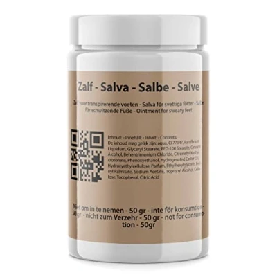 Afbeelding van Svettiga Salva Zalf voor Zweetvoeten 60ml