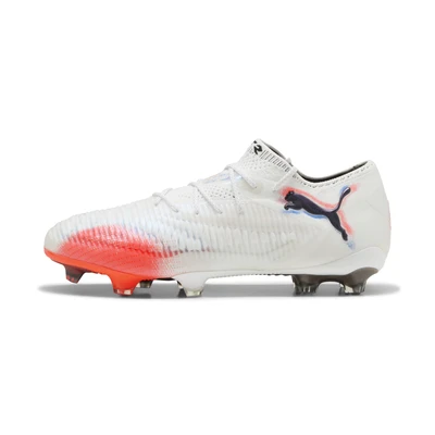 Afbeelding van FUTURE 8 ULTIMATE FG lage uniseks voetbalschoenen, Zwart/Rood/Wit, Maat 36 PUMA
