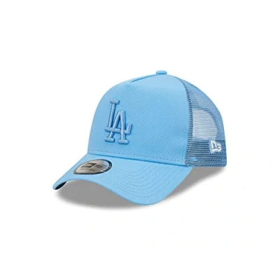 Afbeelding van New Era Los Angeles Dodgers Türkis Fan Kappe Baseball A Frame verstellbart Trucker Cap One Size