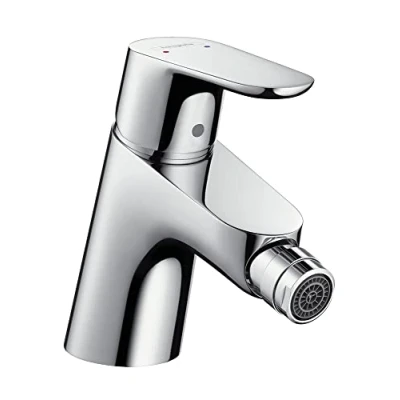 Afbeelding van Hansgrohe Focus 1 grps bidetmengkraan met waste garnituur