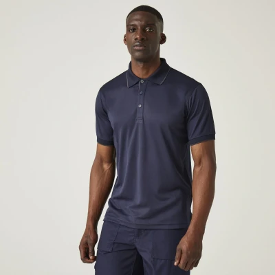 Afbeelding van Regatta Navigate Short Sleeve Polo RG264 NAVY/SEAL GREY XXL