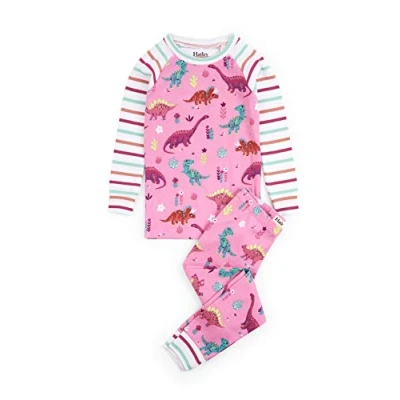 Afbeelding van Hatley Organic Cotton Long Sleeve Printed Pyjama Sets Jongens, (Darling Dino), 10 Jaar