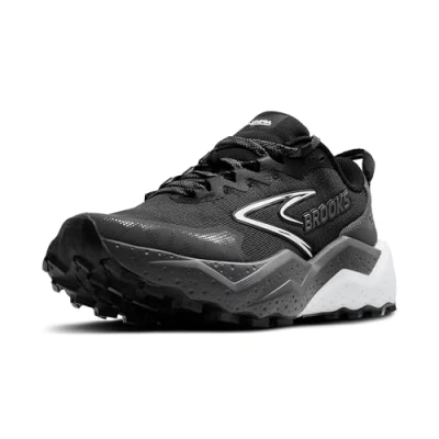 Afbeelding van Brooks Caldera 8 Trail hardloopschoenen, Heren, Maat: 48.5, Black blackened pearl white Textiel