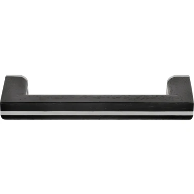 Afbeelding van Formani Meubelgreep Piet Boon TWO PB22/160 mat RVS/eikenhout zwart