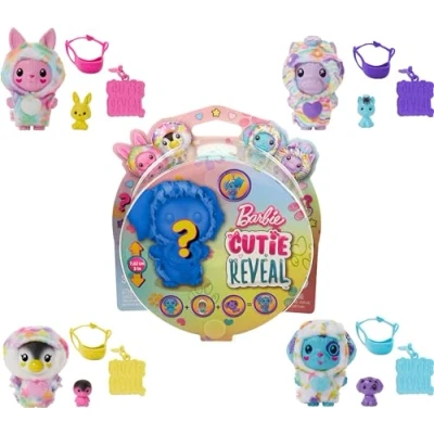 Afbeelding van Barbie Cutie onthult dier kleur droom thema huisdier &amp; accessoires met 5 verrassingen, waaronder mini huisdier, kleurverandering en clip