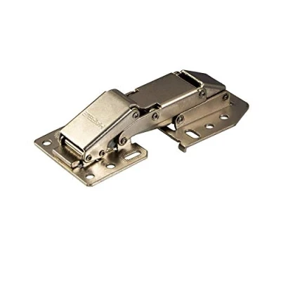 Afbeelding van Gedotec CH 300 Scharnier voor caravans, opklapscharnier met soft close demping, meubelscharnier liggende aanslag, vernikkeld staal, 1 stuk, kastscharnier verstelbaar (1 zonder demping)