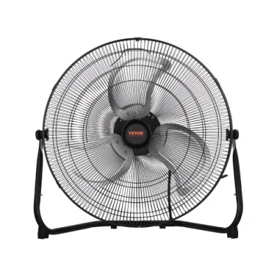 Afbeelding van VEVOR 20 inch vloerventilator, 3 snelheden, 360 verstelbare kanteling, industriële ventilator met hoge snelheid