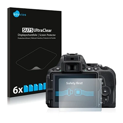 Afbeelding van Savvies Screenprotector voor Nikon D5500 Folie Beschermfolie transparant (6 Stuks)