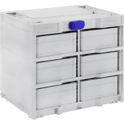 Afbeelding van Tanos Systainer3 Rack/6 M 337 83000878 Transportkist ABS kunststof (b x h d) 396 330 296 mm