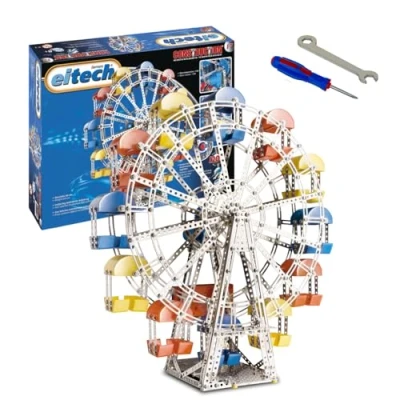 Afbeelding van Eitech 00017 metalen bouwdoos reuzenwiel met aandrijfmotor, multicolor