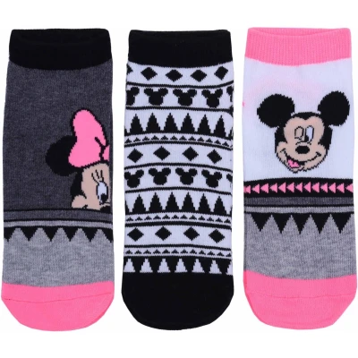 Afbeelding van Minnie Mouse DISNEY 3 x enkelsokken