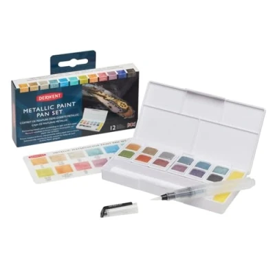 Afbeelding van Derwent Metallic Paint Pan Set DMP2305657