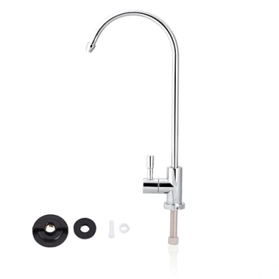Afbeelding van Kraan Tap,1/4&#039;&#039; Zink Legering Keuken Chroom Omgekeerde Osmose RO Drinkwater Filter