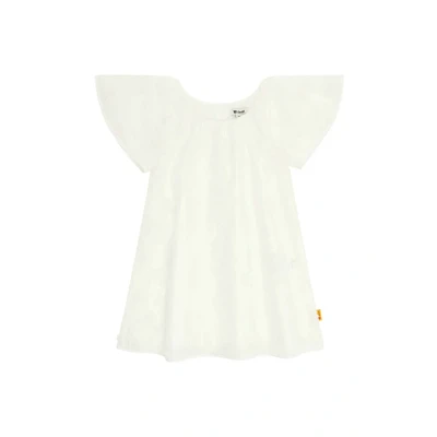 Afbeelding van Steiff Special Jurk voor kinderen, Maat: 116, Bright white