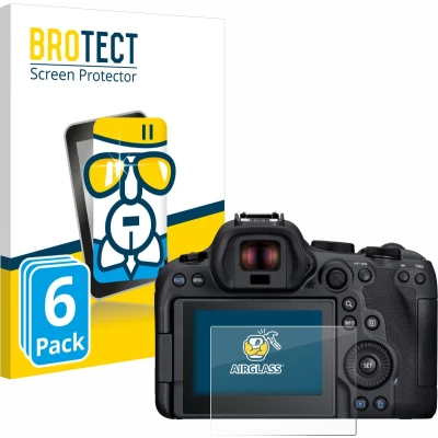 Afbeelding van BROTECT Screenprotector voor Canon EOS R6 Mark II Folie Beschermfolie Beschermglas transparant (6 Stuks)