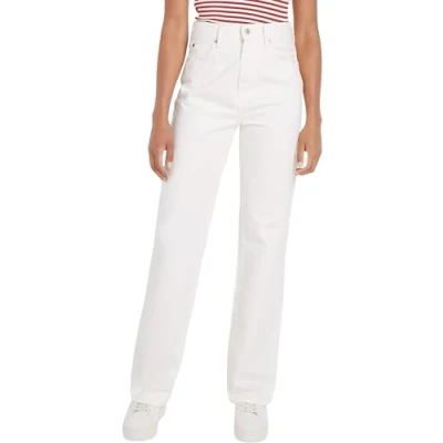 Afbeelding van Tommy Hilfiger Relaxed bootcut HW ecru bootcut, Ecru, 29W/30l, 29W x 30L