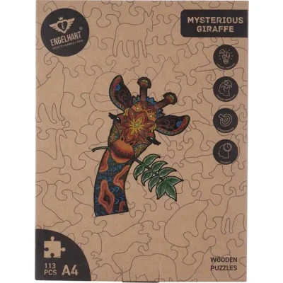 Afbeelding van Puzzel A4 Giraf